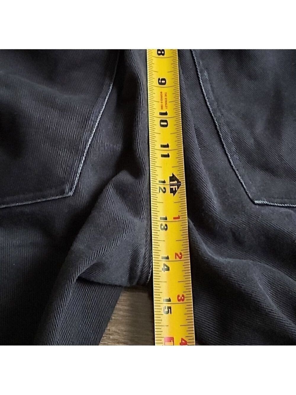 Black Wide Leg Pilgrimage Cotton Pants Elastic Waist XS - Picture 4 of 6